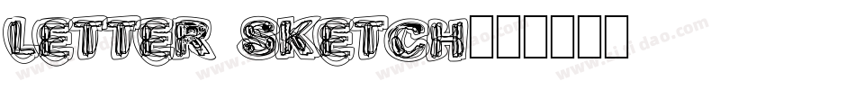 Letter Sketch字体转换